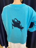 WINNIPESAUKEE Turquoise Sweater